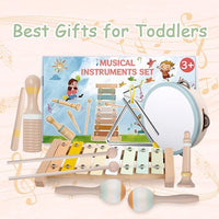 Xylophone toy set for toddlers 1-3 musical gift set educational toys for preschool kids