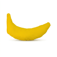 Yellow Banana Catnip Toy for Cats, Filled with Natural Catnip for Play