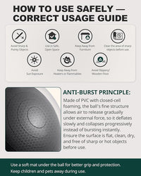 Yoga and pilates stability ball for home workouts and gym use