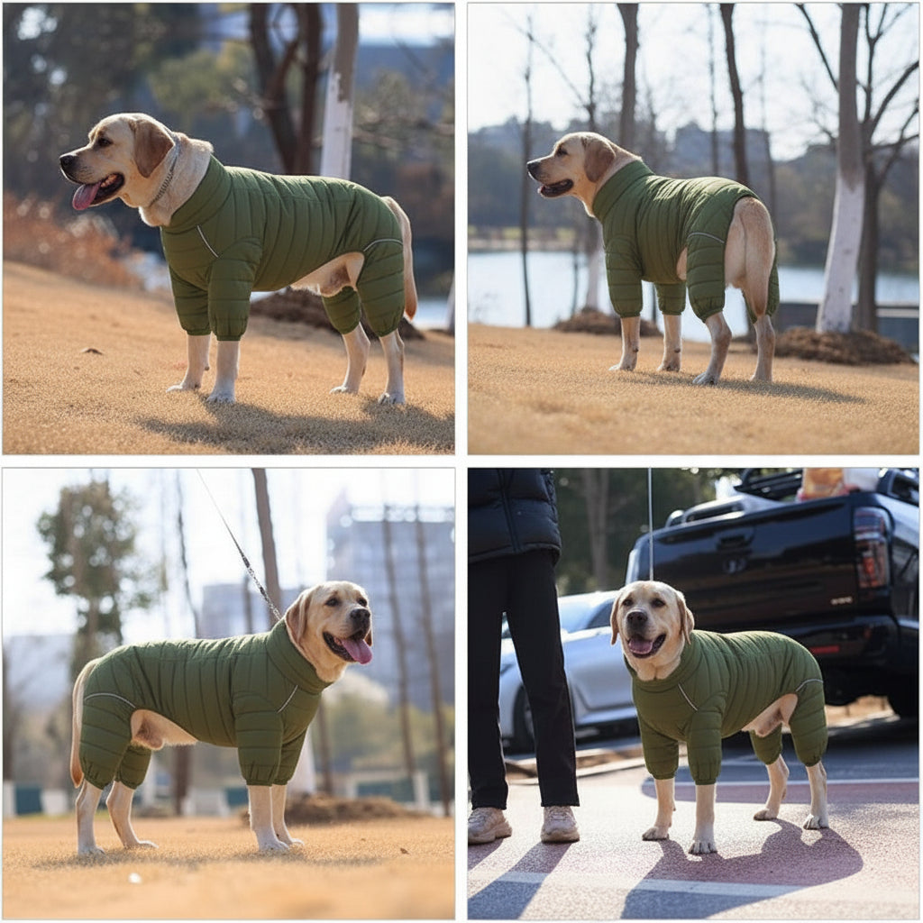 Zippered Dog Vest With Adjustable Fit And Soft Inner Layer