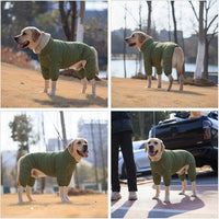 Zippered Dog Vest With Adjustable Fit And Soft Inner Layer
